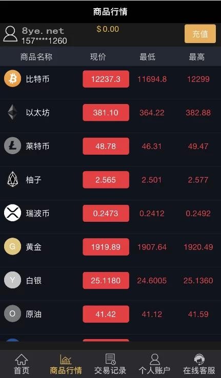 微盘微交易所源码演示图_02