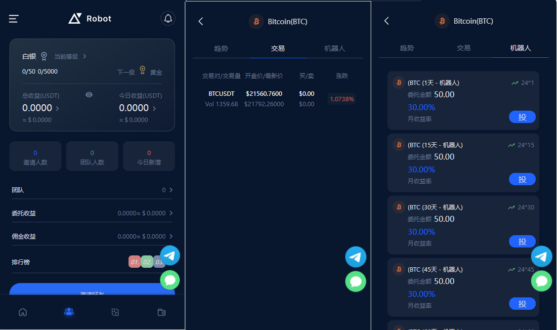 五国语言收益投资理财系统演示图_06
