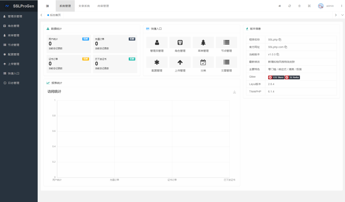 在线申请SSL证书系统源码演示图_04