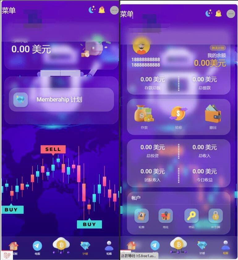 海外理财投资程序源码演示图_02