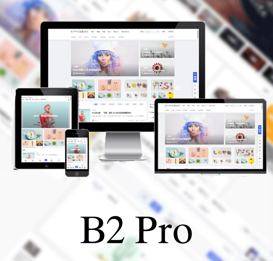 Wordpress主题源码 7B2 PRO主题5.4.2免授权直接安装-好易源码网