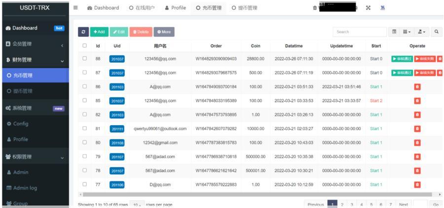 TRX理财挖矿系统演示图_05