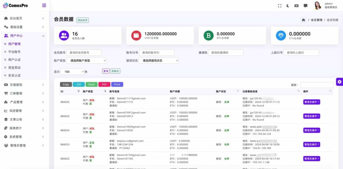 WealthFlow交易所源码演示图_02