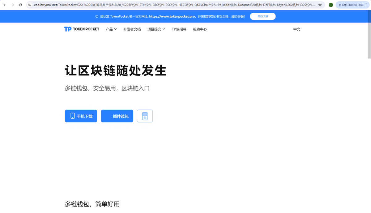 高仿TP钱包官网源码演示图_02