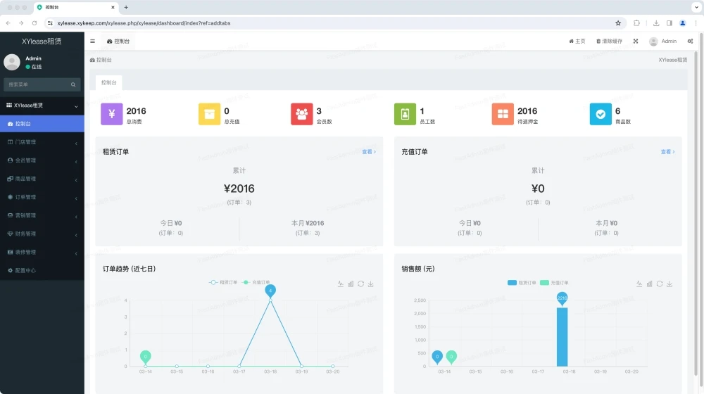 租赁商城小程序源码演示图_04