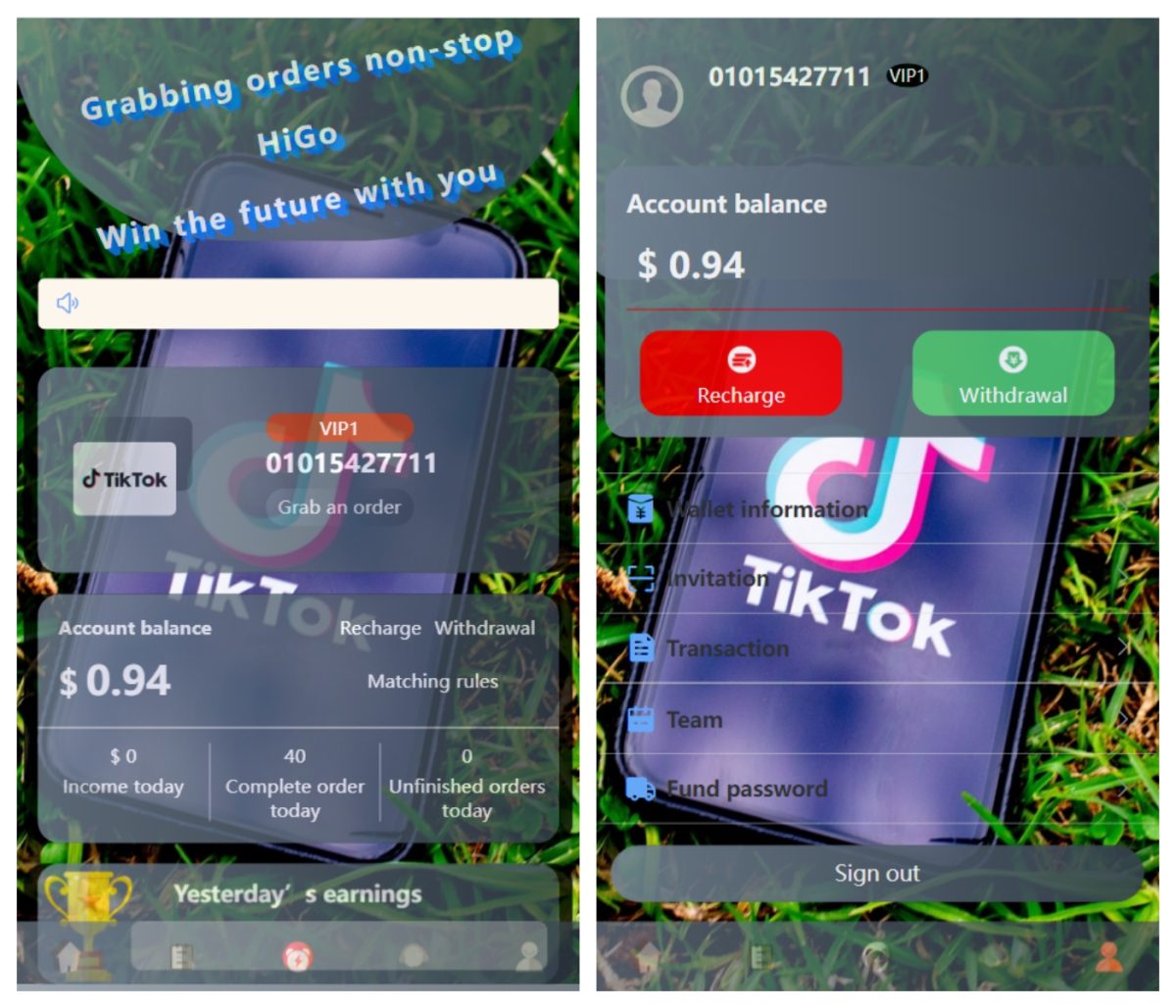 tiktok悬赏任务系统源码演示图_02