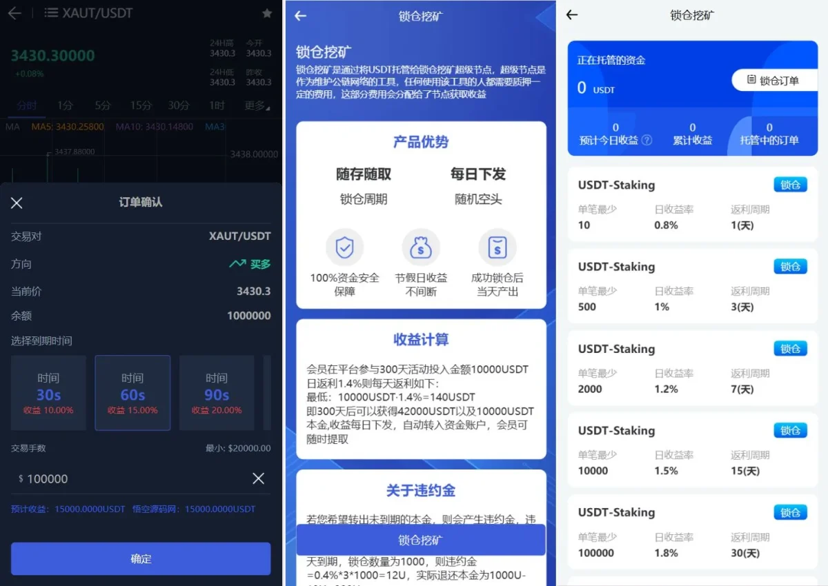Phemex交易所系统源码演示图_02