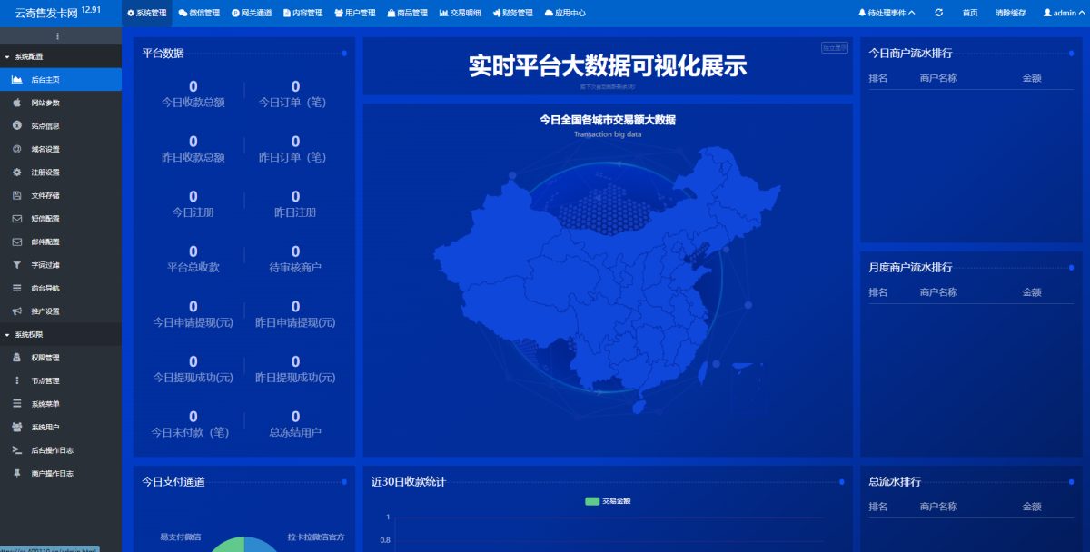 鲸发卡系统源码演示图_05