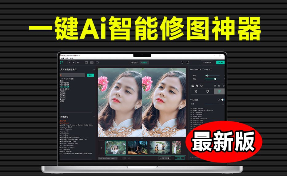 一键AI智能修图软件 Perfectly Clear WorkBench激活版- AI一键修出大片-好易源码网