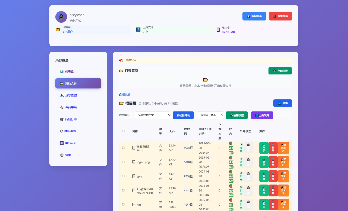 临时文件快传系统源码演示图_04