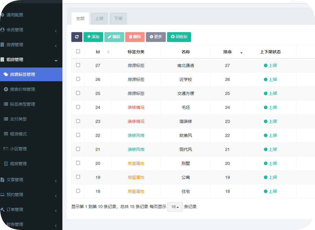 房屋中介系统源码演示图_05