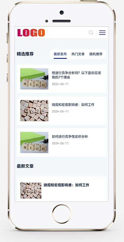 个人seo博客网站源码演示图_02