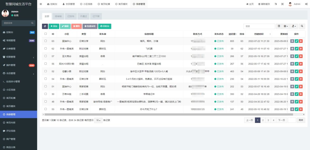 社区论坛发布系统源码演示图_07