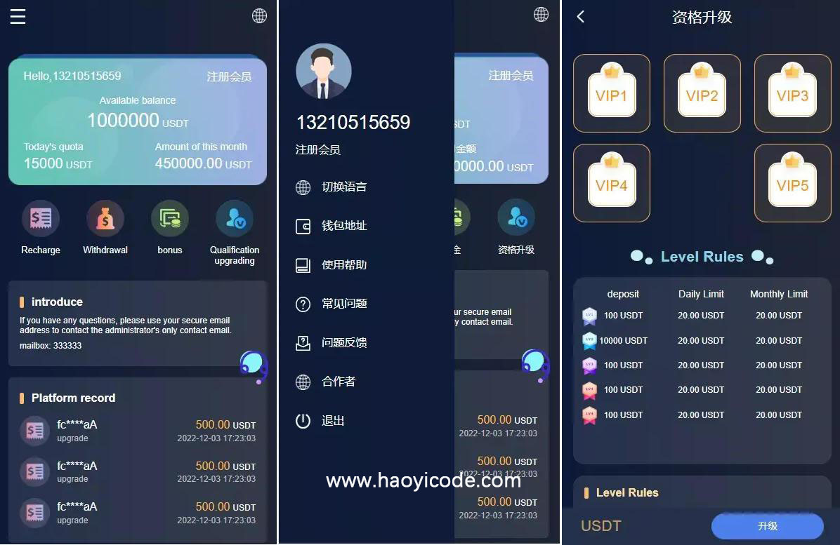 全新多语言假盘系统源码-好易源码网