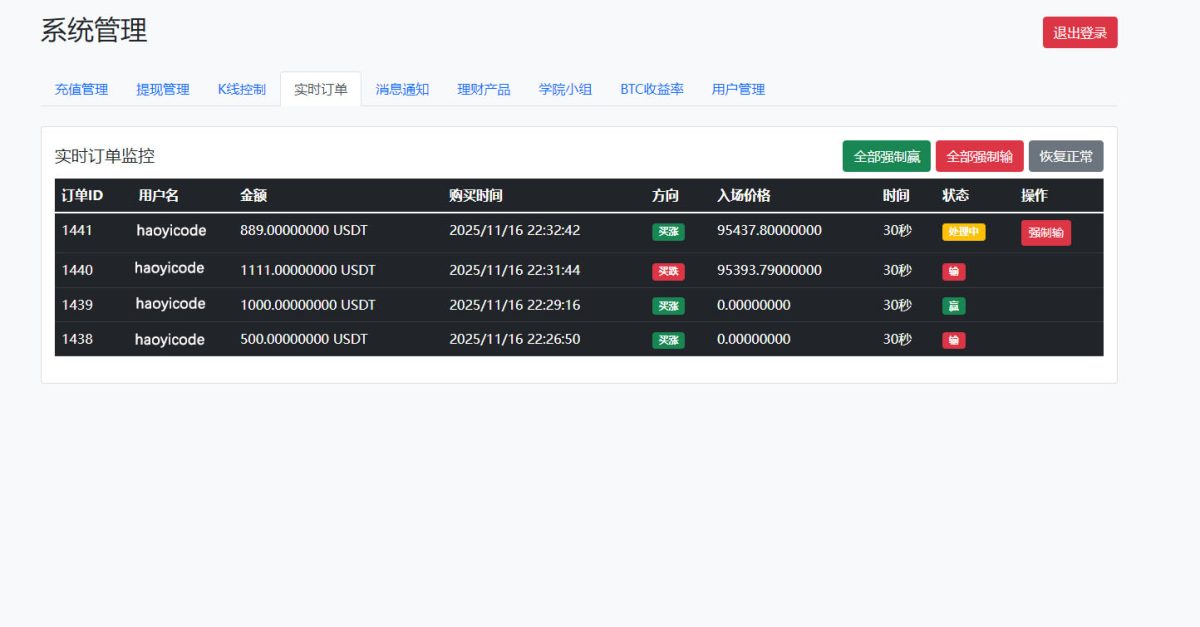 BitTong虚拟货币微交易所源码演示图_05