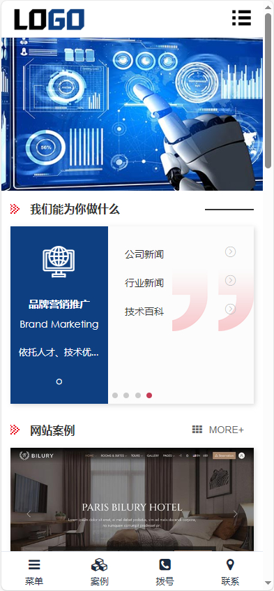 IT建站类网站源码演示图_04