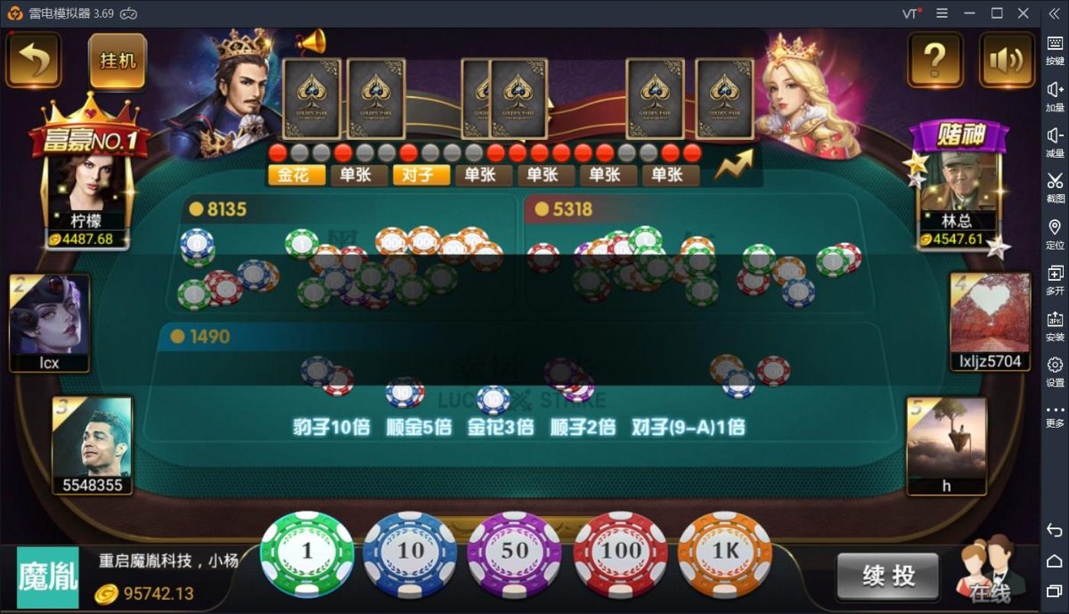 微星棋牌全套完整源码-演示图_11