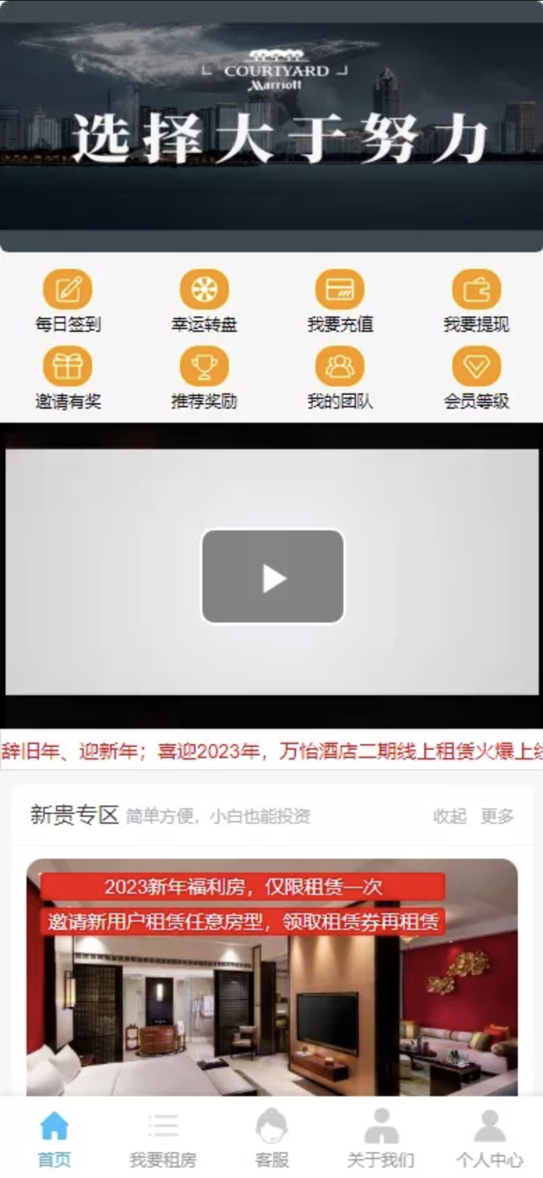 酒店租赁投资源码演示图_03