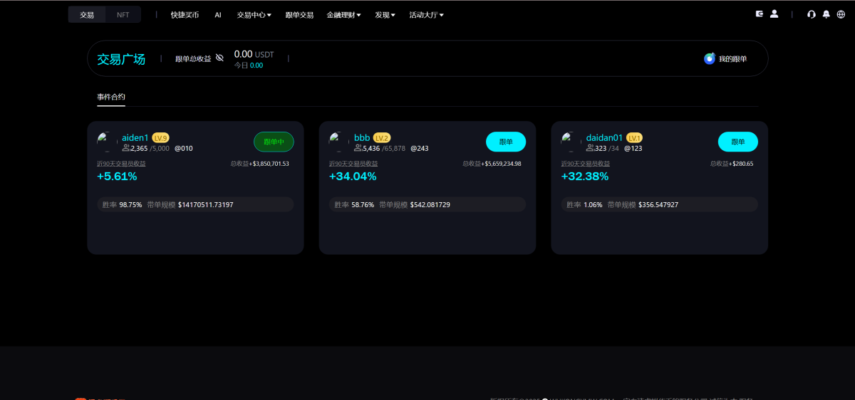 Bitinvests交易所源码PC端演示图_09