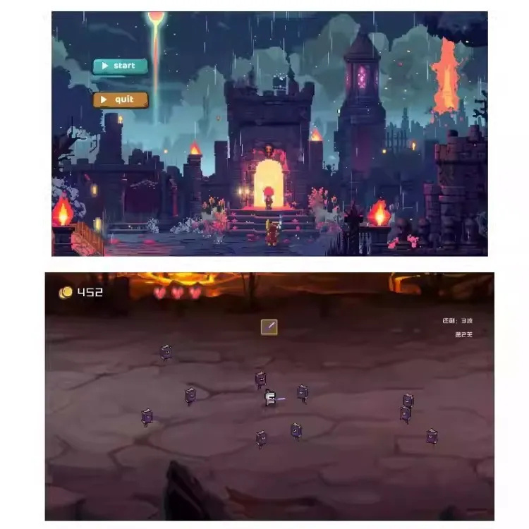 Unity像素地牢冒险游戏_元气骑士同款手游_U3D完整游戏工程APP游戏开发源码-好易源码网
