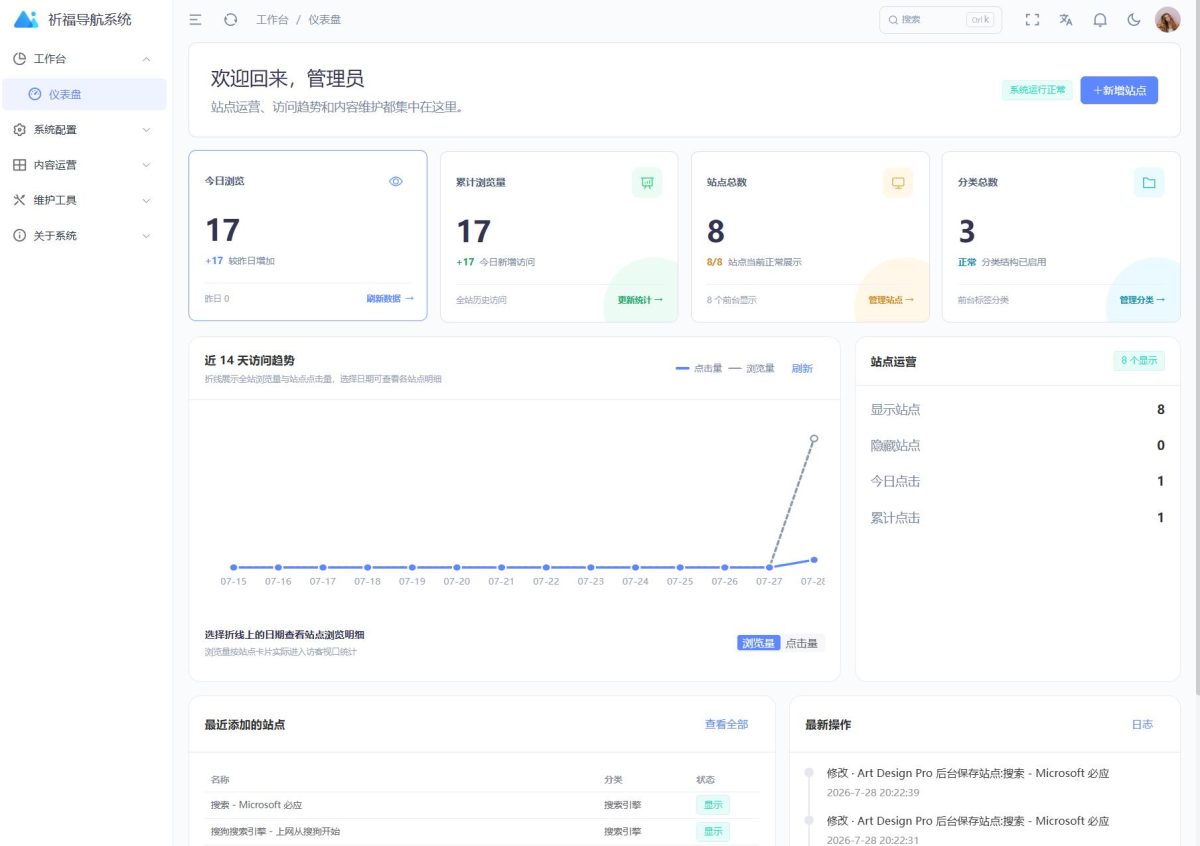 祈福导航系统源码-测试图_03