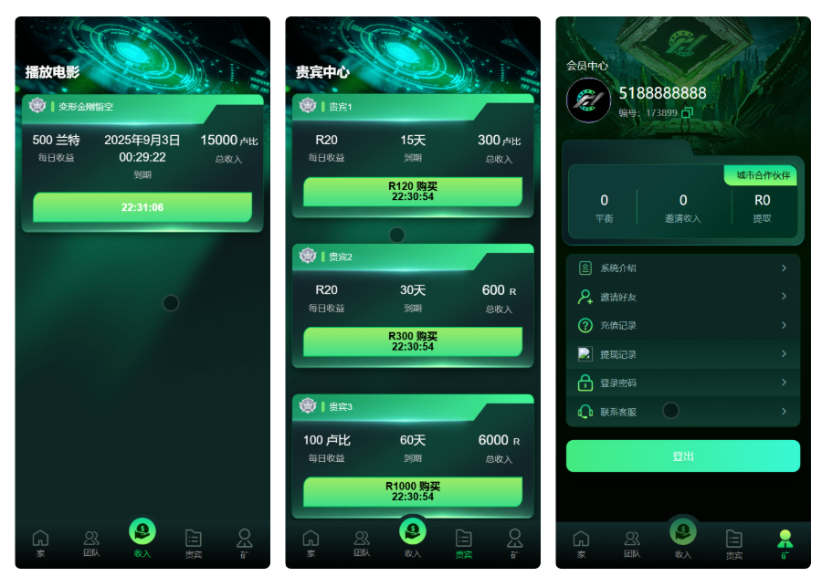 海外电影投资理财源码-演示图_03