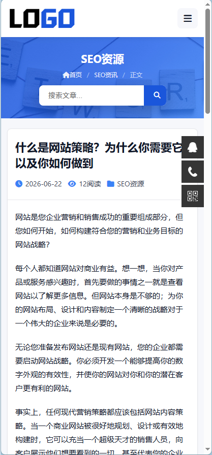 SEO博客网站模板-演示图_04