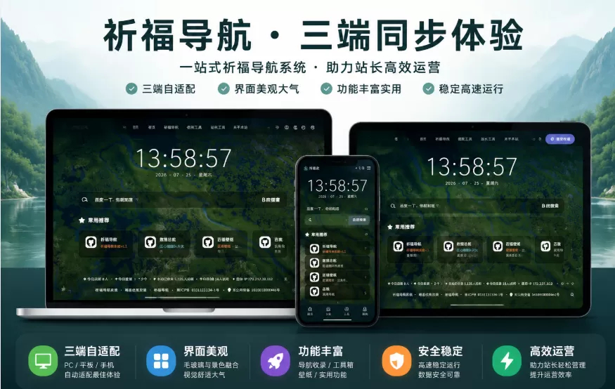 祈福导航系统源码-测试图_01