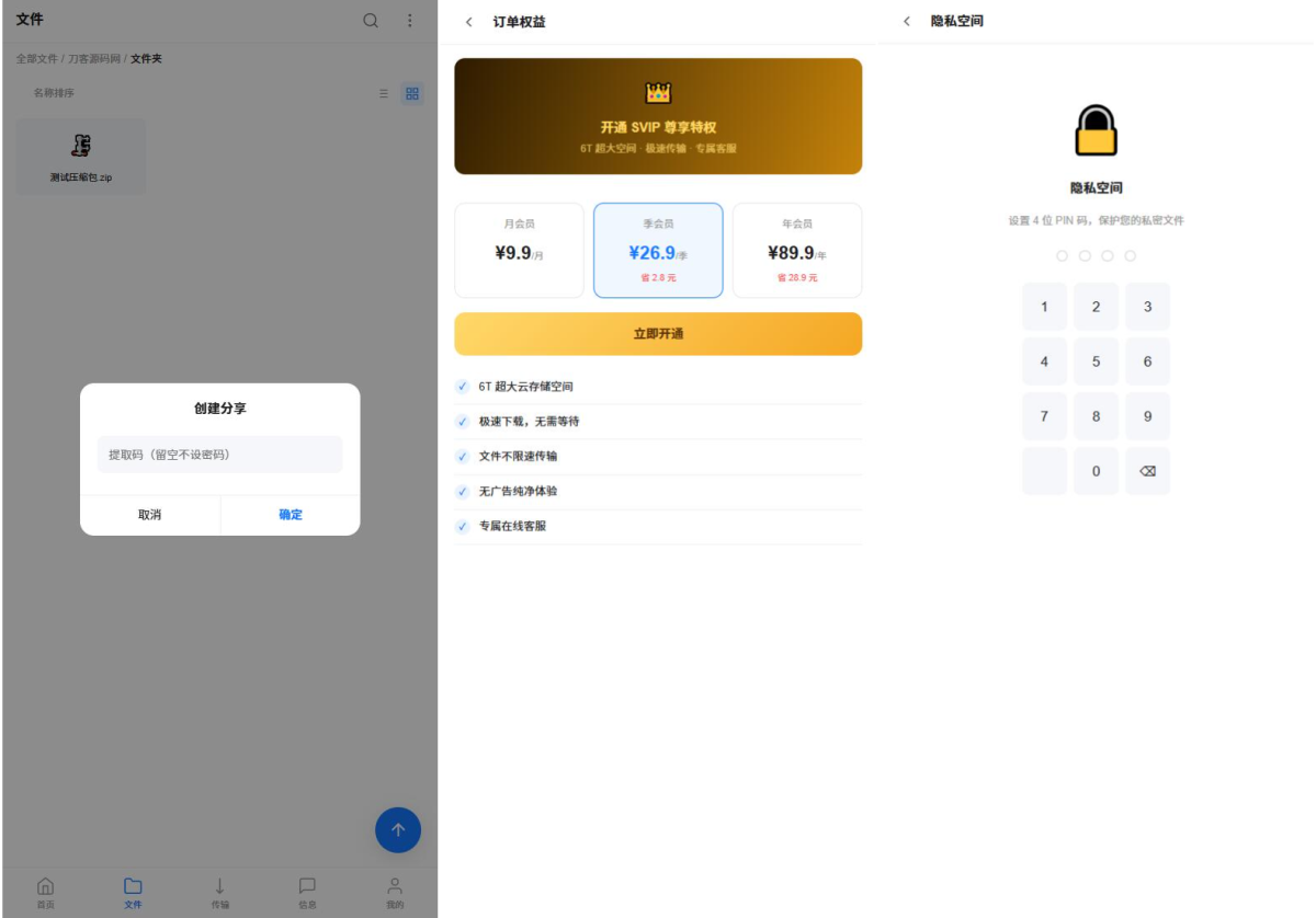 轻量级网盘系统源码-测试图_02
