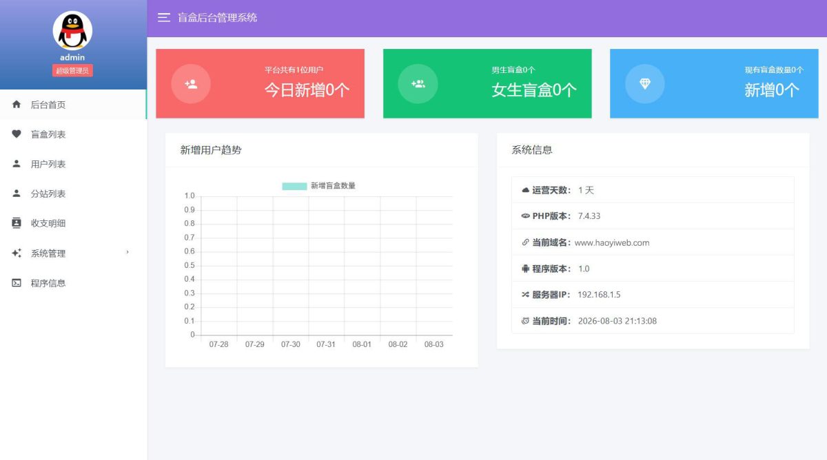 图片[2]-豪华交友盲盒系统源码-含会员分站分销系统+可易支付-好易源码网