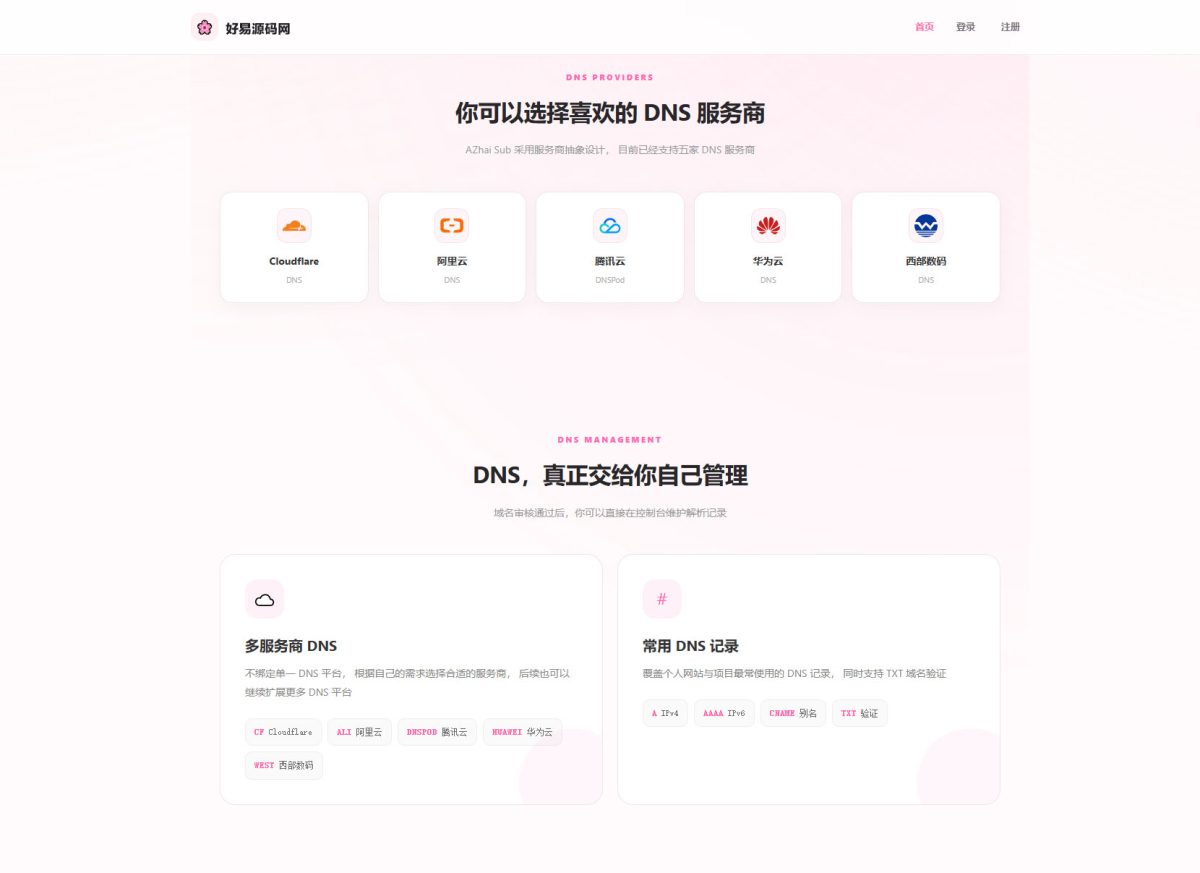 阿宅二级域名分发系统-测试图_02